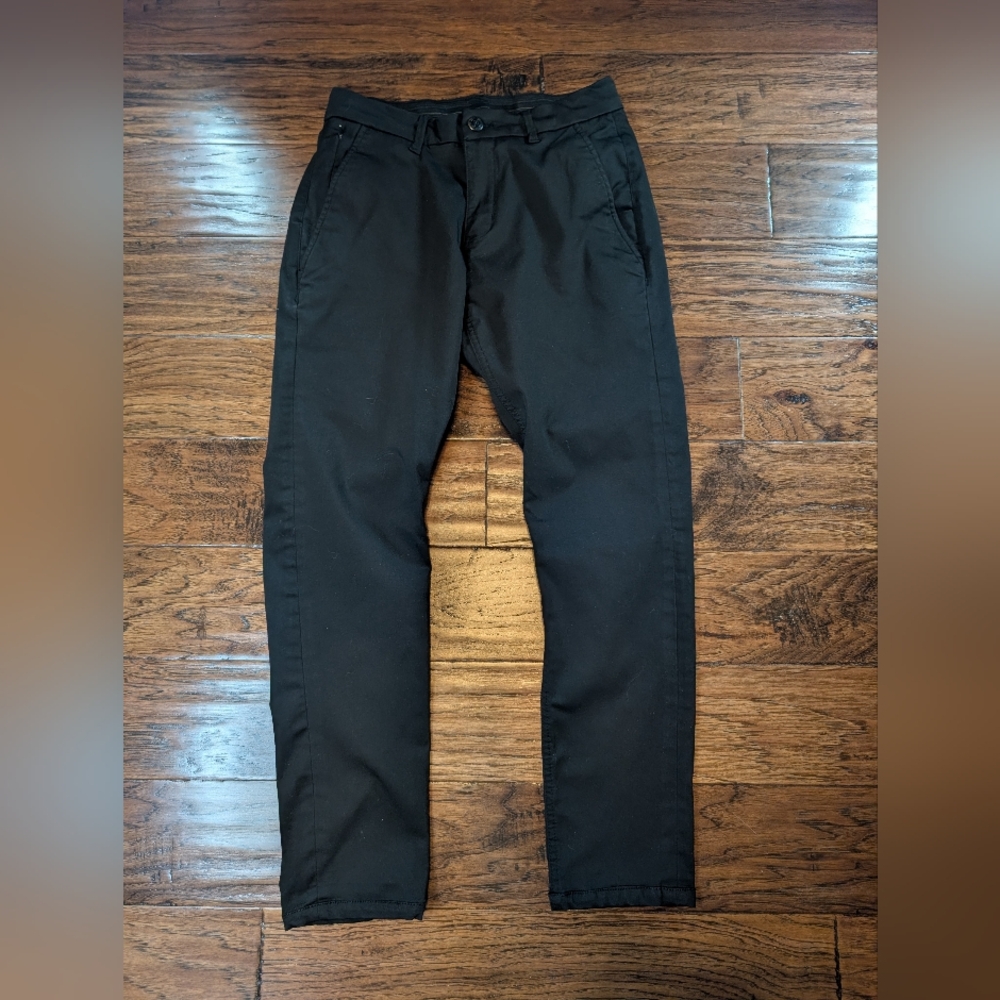 DU/ER Duer Smart Stretch Relaxed Trousers in Black
